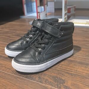 Black hi-tops toddler size 9c